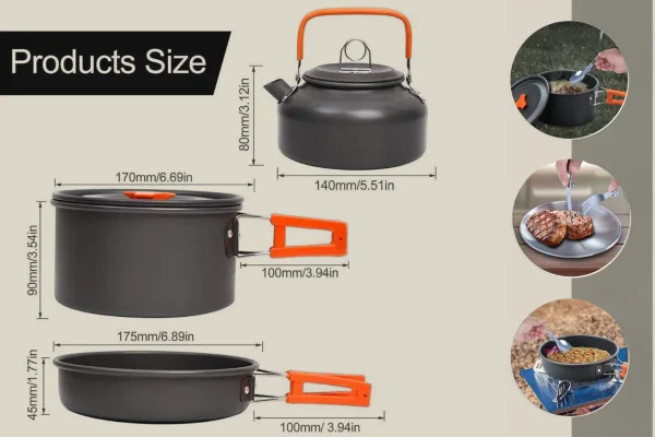 ChefSet Complete Cooking Set – Ultra-Portable, Eco-Friendly Camping Cookware - Image 4