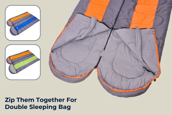 StarSync Camping Sleeping Bag – All-Season, Durable, and Comfortable Sleeping Bag for Camping and Backpacking - Image 3